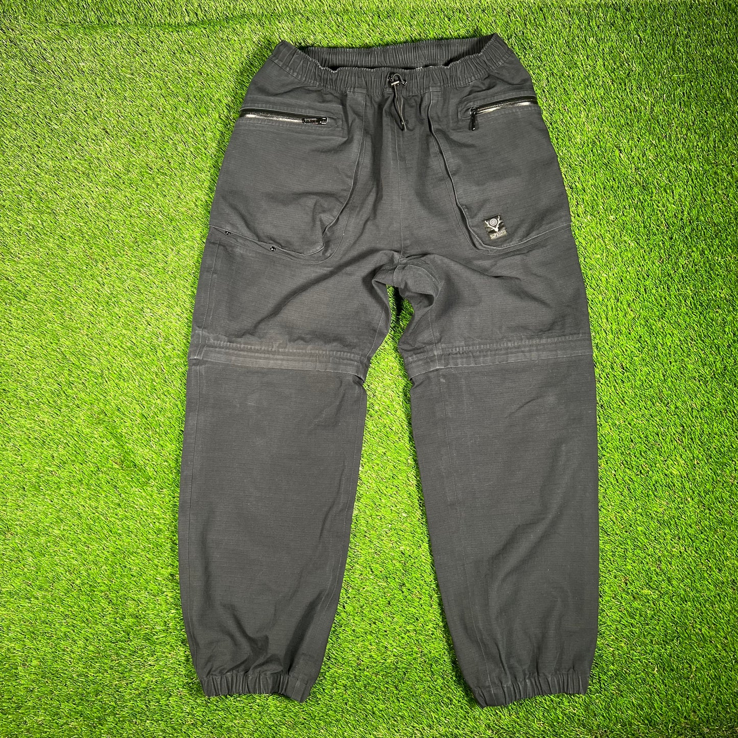 Supreme South2 West8 Black River Trek Pants (2021) Size Medium USED x15257