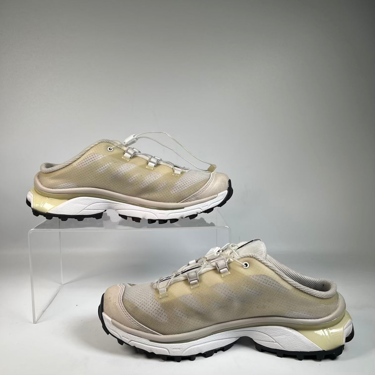 Salomon MM6 Maison Margiela White Green Haze XT 4 Mule (2025) Size 8 USED s23566