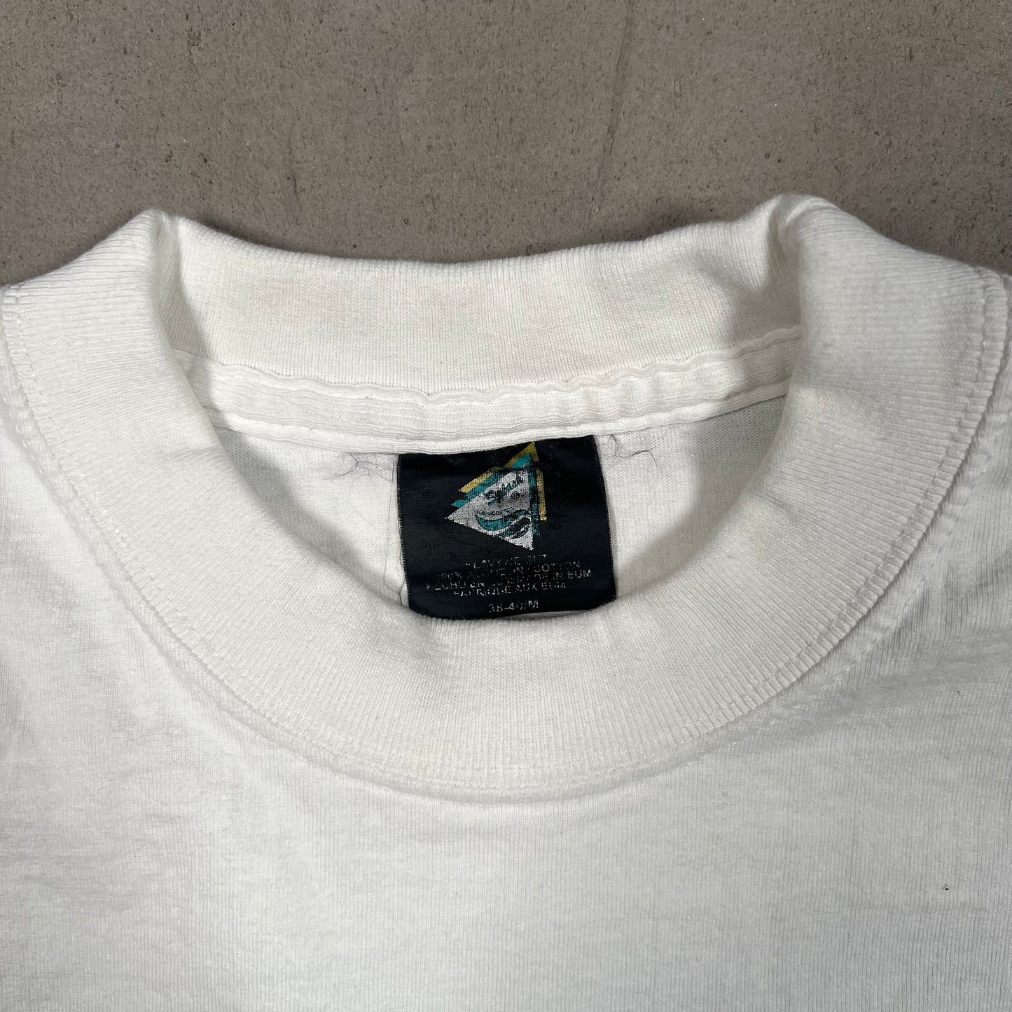 Senor Frogs Cancun Bar Logo White Tee Size Medium USED v19115
