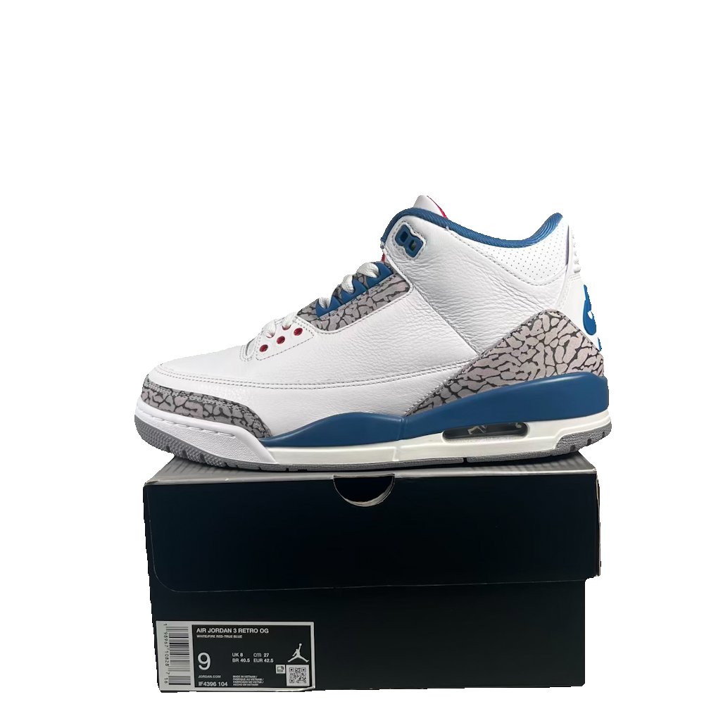Jordan 3 True Blue (2026) Size 9 USED s23727