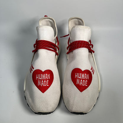 Adidas Pharrell Human Made White Red (2019) Size 11 USED s17617