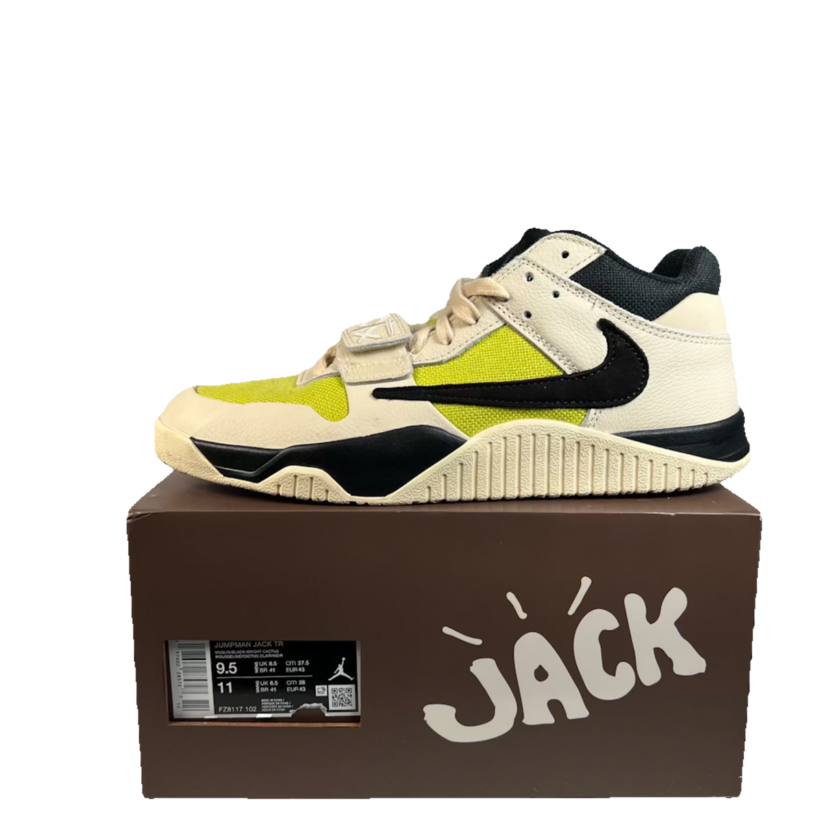 Jordan Jumpman Jack Bright Cactus (2025) Size 9.5 USED s23475