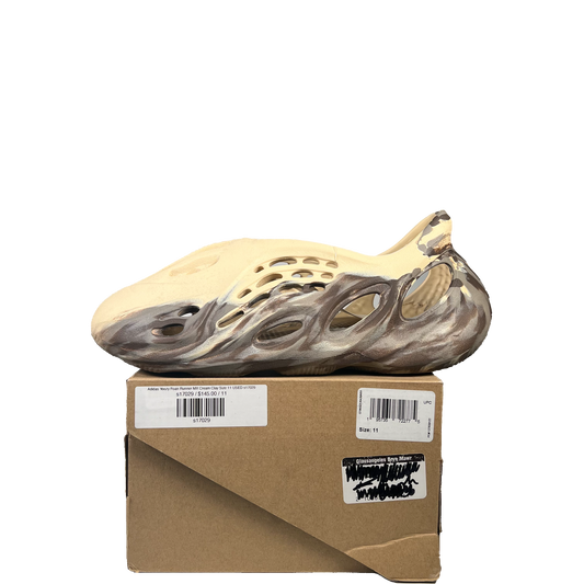 Adidas Yeezy Foan Runner MX Cream Clay Size 11 USED s17029