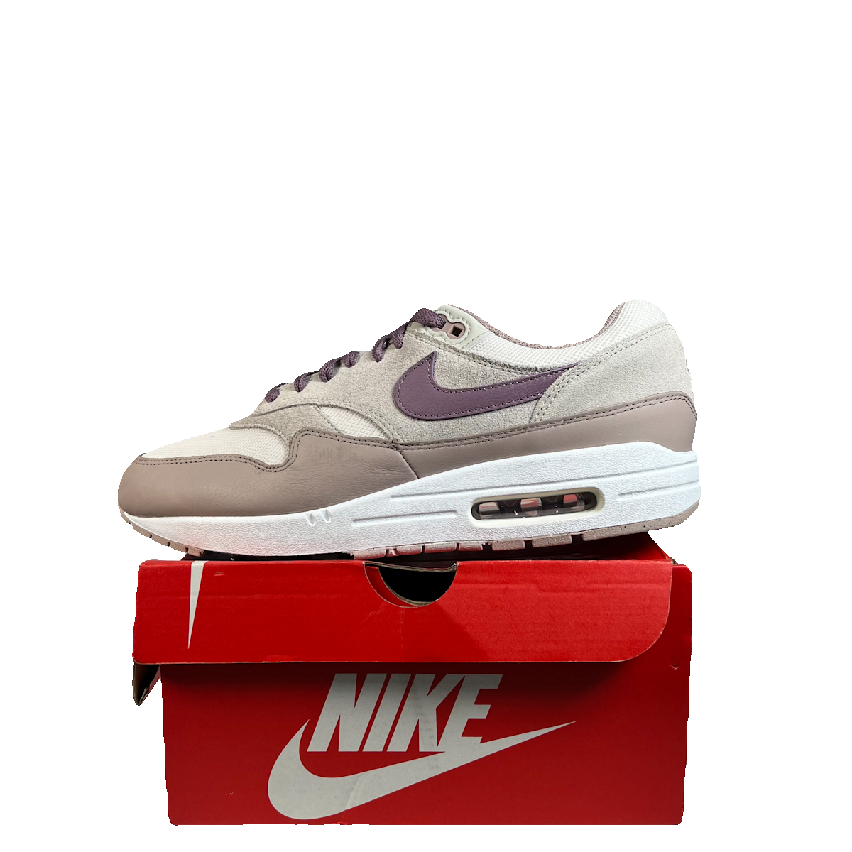 Nike Air Max 1 Light Bone Violet Dust (2023) Size 10 USED S22927