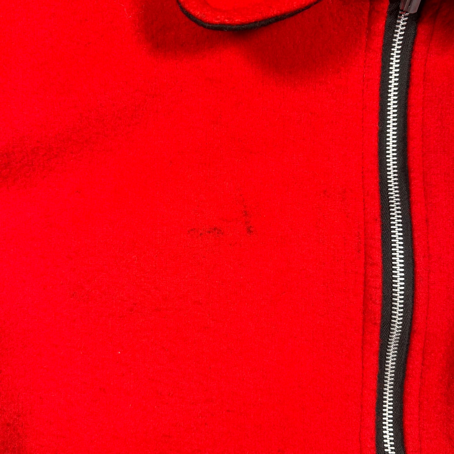 1990s Marlboro Reversible Red/Black Wool Jacket Size Large USED v18570