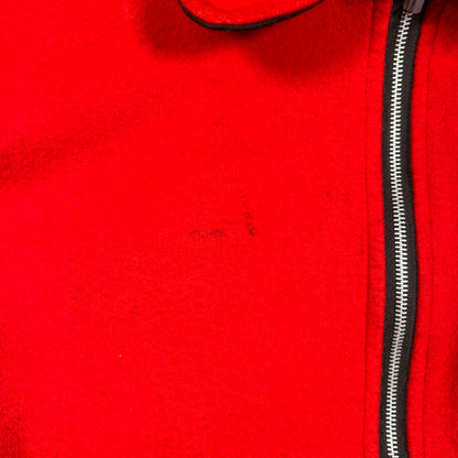 1990s Marlboro Reversible Red/Black Wool Jacket Size Large USED v18570