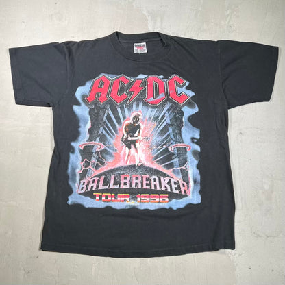 1996 ACDC Ball Breaker Tour Black Tee Size Large USED v20157