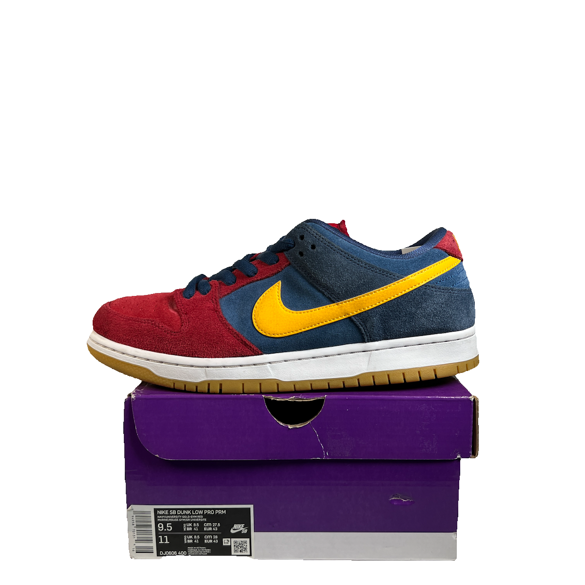 Nike SB Dunk Low Barcelona (2021) Size 9.5 USED s22901