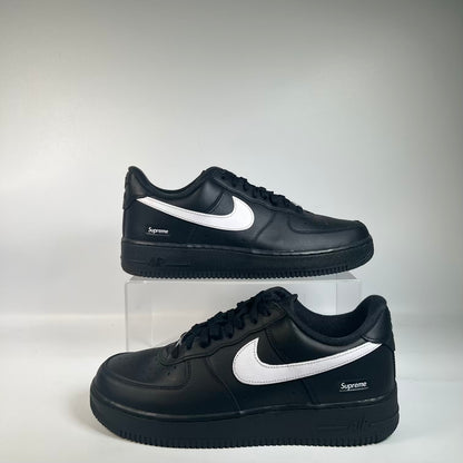 Nike Air Force 1 Low Supreme Black White (2025) Size 9.5 USED s23391