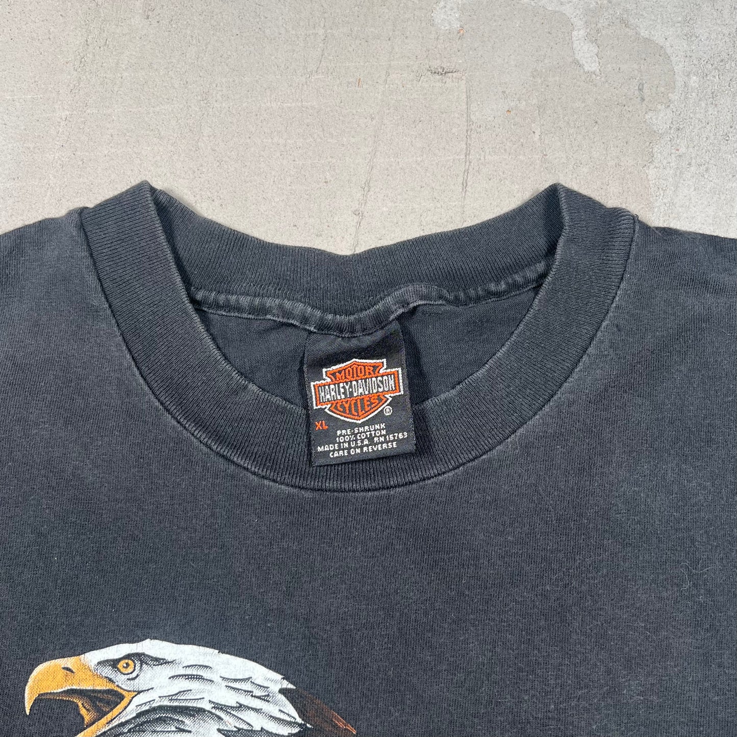 1998 Harley Davidson Black Eagle Tee Size XL USED v18974