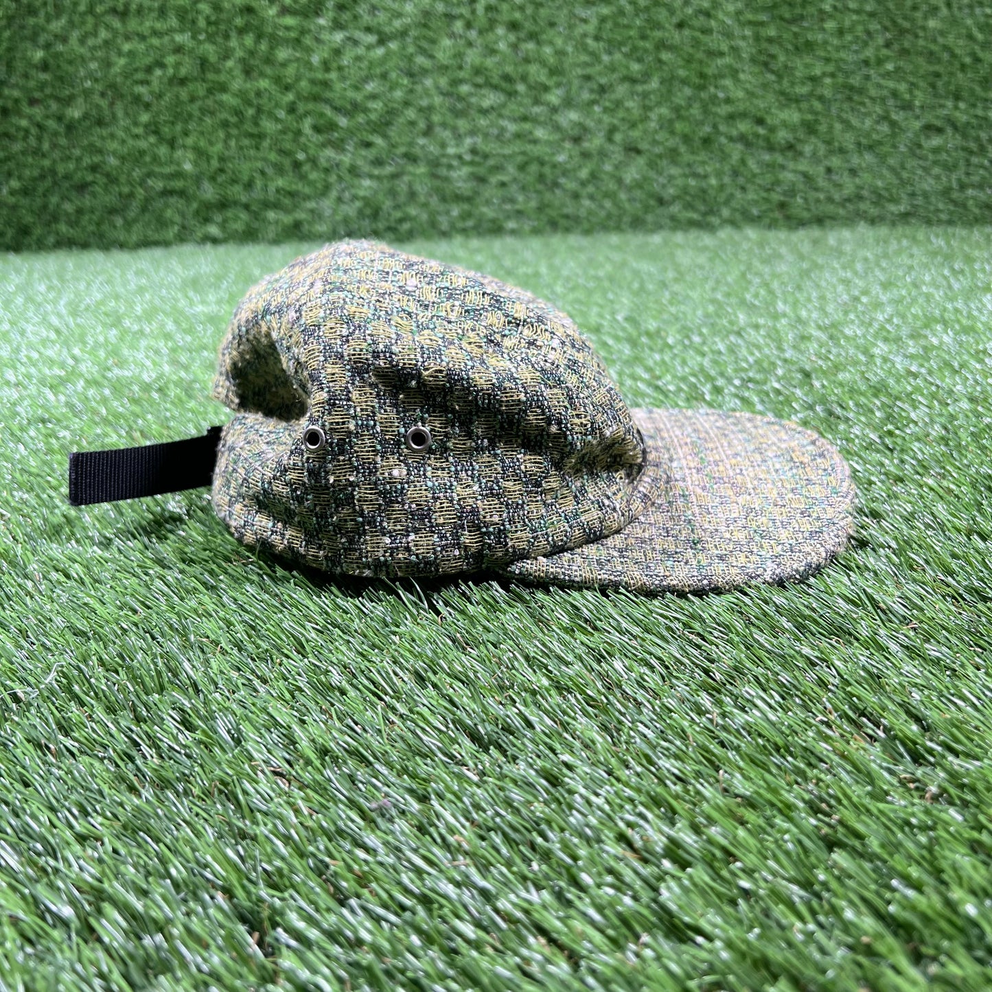 Supreme Bright Tweed Camp Cap (2012) USED x14798