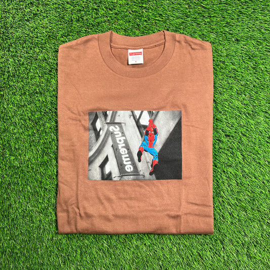 Supreme Brown Spider Man Tee (2026) Size Small NEW x16442