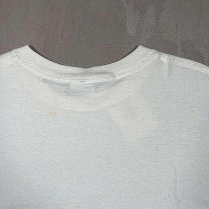 2000 Snow Birds Wildlife Land Trust White Tee Size Large USED v17122