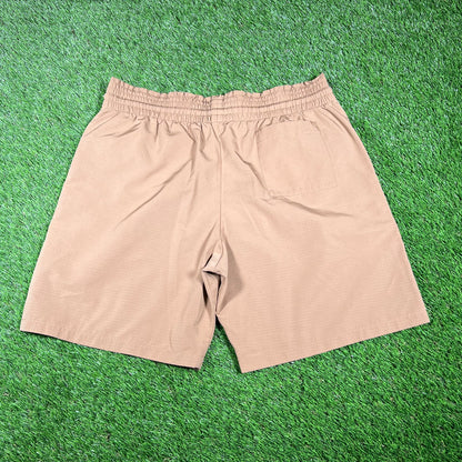 Acne Studios Beige Nylon Water Shorts Size Large USED x14697