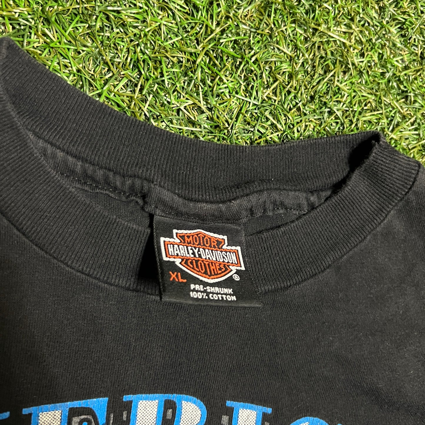1997 Harley Davidson American Pride Eagle Black Tee Size XL USED v16466