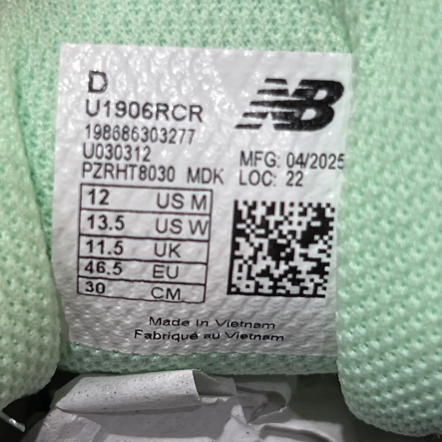 New Balance 1906R Still Water Lab Green (2025) Size 12 NEW s19879