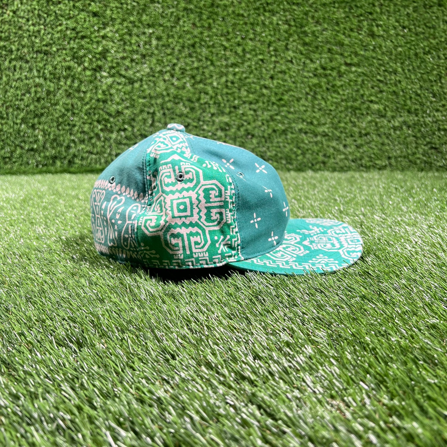 Kapital Kountry Green Paisley Hat USED x16021