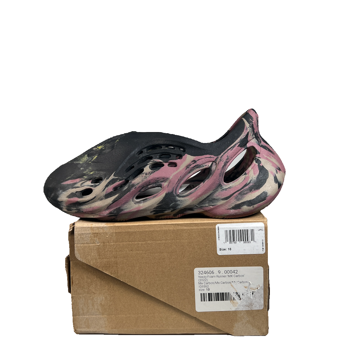 Yeezy Foam Runner MX Carbon (2022) Size 10 USED s22959