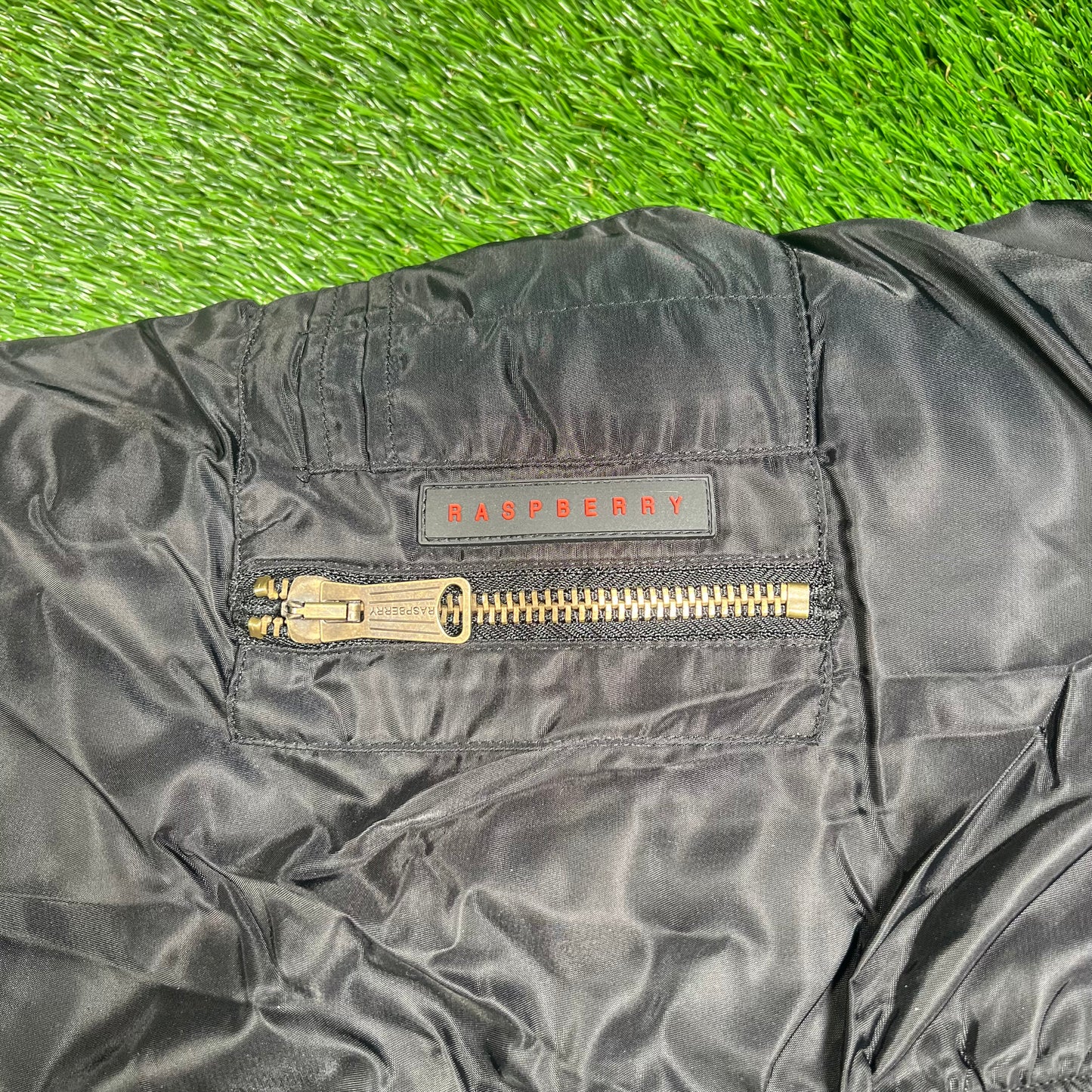 GV Gallery Black Reversible Bomber Jacket Size Medium NEW x15355