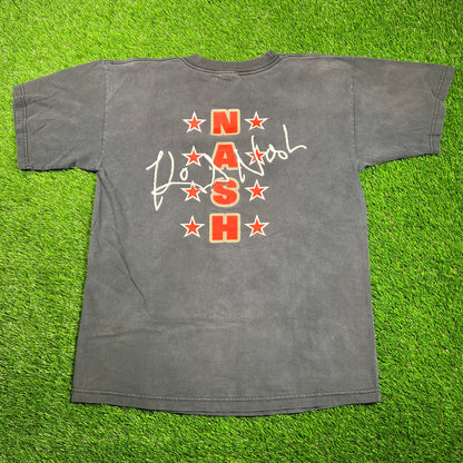1999 NWO Kevin Nash Black Tee Size Large USED v18768