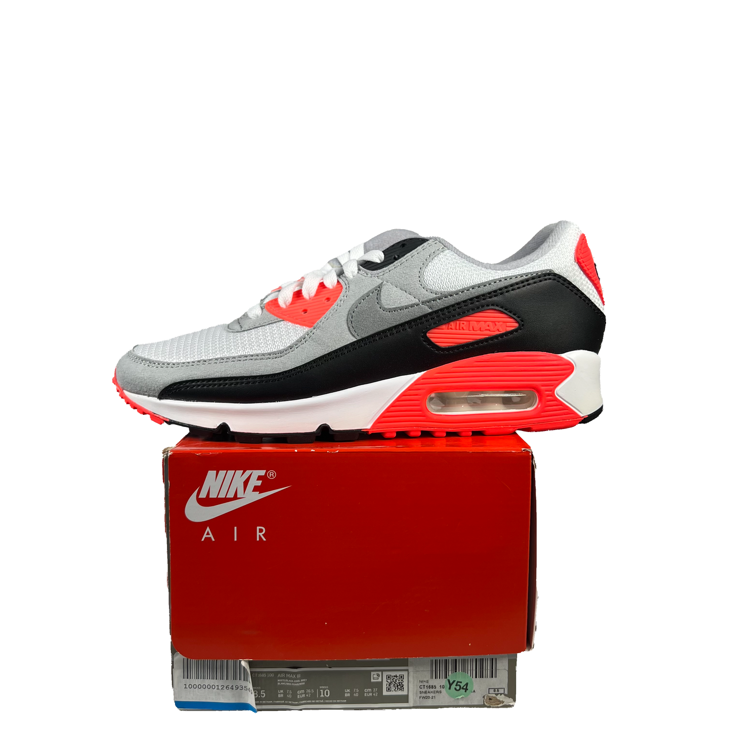 Nike Air Max 90 Infrared (2020) Size 8.5 NEW s20802