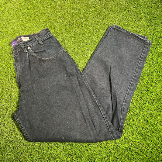 1996 Levi Silvertab Overdyed Indogo Denim Size 33 USED v17984
