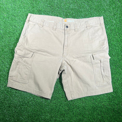 Carhartt Cargo Tan Shorts Size 44 USED v18088
