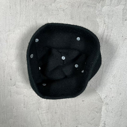 GreedyUnit Black Screw Beanie USED x18396