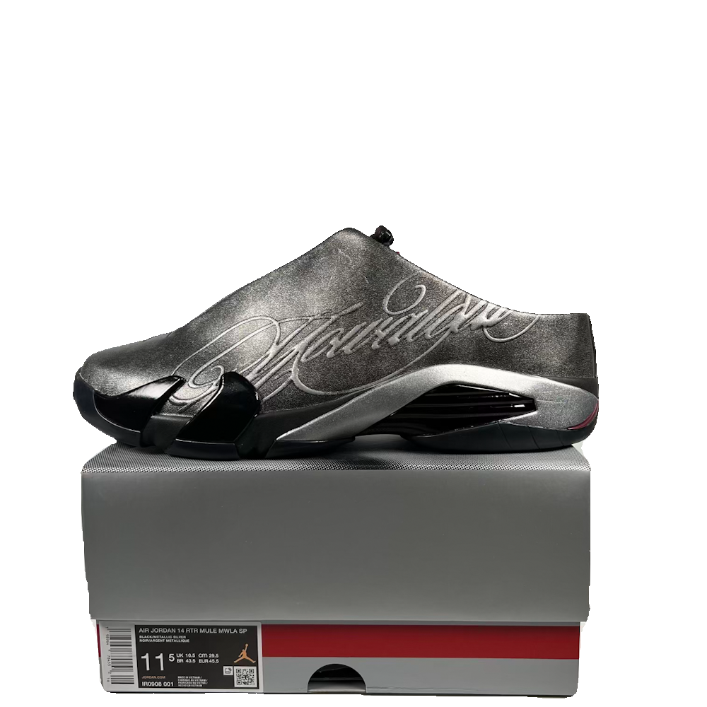 Jordan 14 Mule Mowalola Burnt Red (2026) Size 11.5 NEW s23803