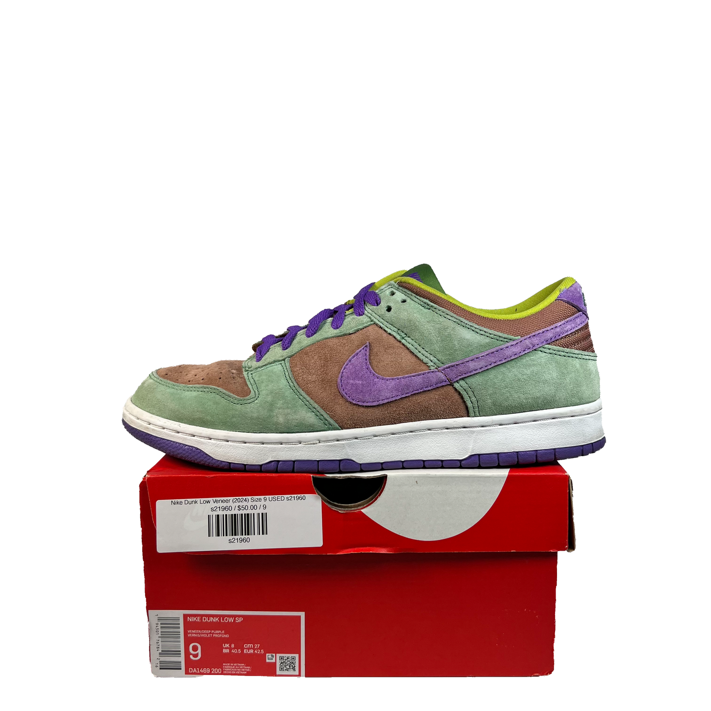 Nike Dunk Low Veneer (2024) Size 9 USED s21960
