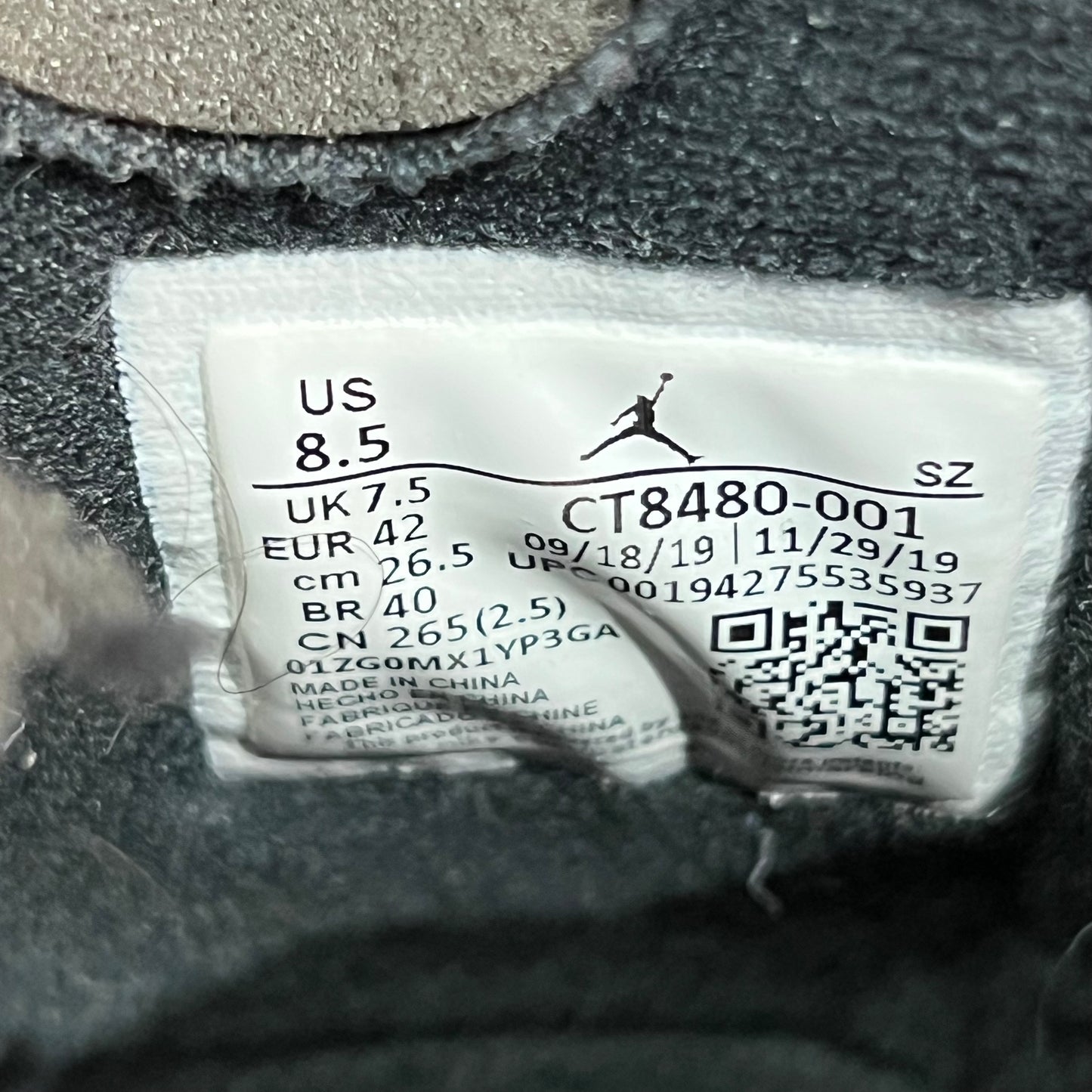 Jordan 5 Off White Muslin (2020) Size 8.5 USED s21718