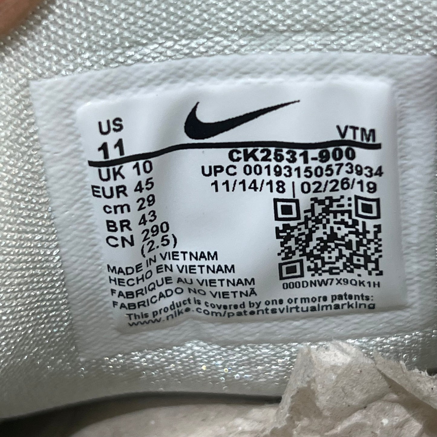 Nike Air Max 720 OBJ King of Drip (2019) Size 11 USED s18064