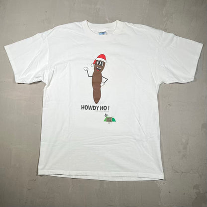1998 South Park Howdy Ho Poop Cartoon Promo White Tee Size XL USED v20210