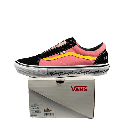 Vans Skate Old Skool Supreme Tribal Barbed Wire Pink (2021) Size 10.5 NEW s19018