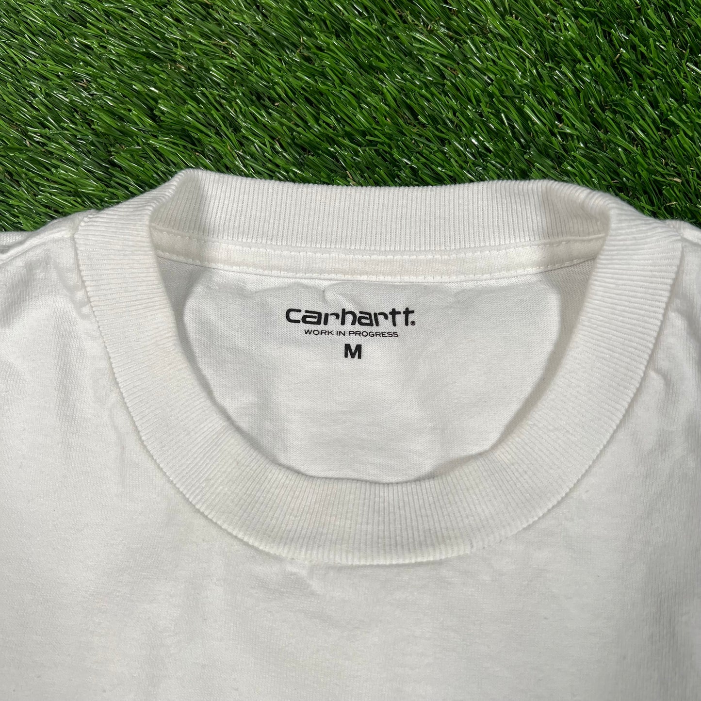 Carhartt Whip Cherry's White Tee Size Medium USED v18009