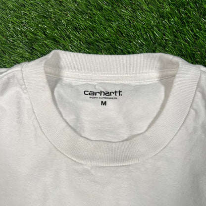 Carhartt Whip Cherry's White Tee Size Medium USED v18009