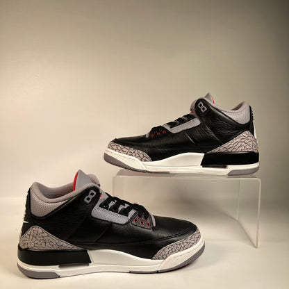 Jordan 3 Black Cement (2024) Size 8.5 USED s23618