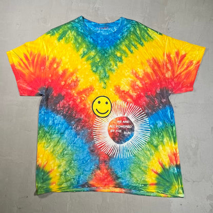Cactus Plant Flea Market CPFM Powered By The Sun Tie Dye (2022) Tee Size Large USED x18882