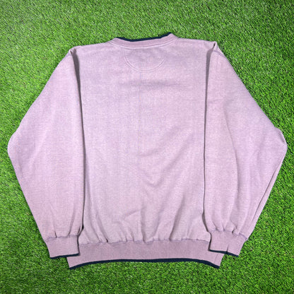1990s Mickey Mouse Classic Legend Embroidered Purple Crewneck Size XL USED v17047