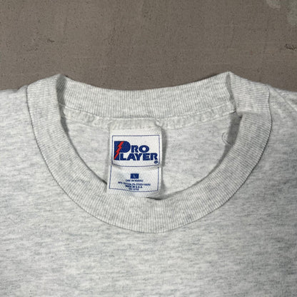 1996 Steelers Cowboys Super Bowl Grey Tee Size Large USED v18894