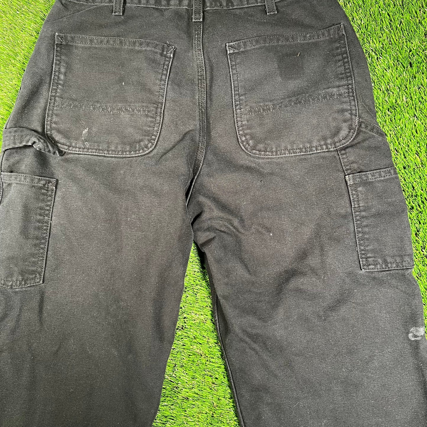 Y2K Carhartt Workwear Black Pants Size 32x32 USED v18102