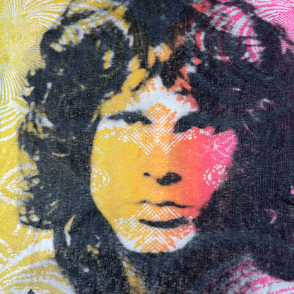1980s Jim Morrison "Mosquitohead" Tie Dye Tee Size XL USED v19502