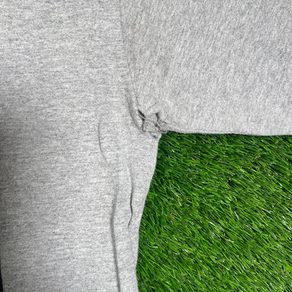 Y2K Stussy "Double S" Logo Grey Longsleeve Size XL x16476