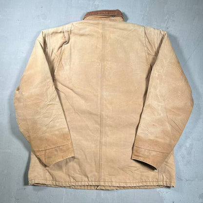 1990s Carhartt Duck Canvas Chore Button Up Jacket Size XL USED v20201
