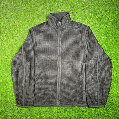 Adidas Y3 Yohji Yamamoto Black Zip Up Sweater Small USED x15366