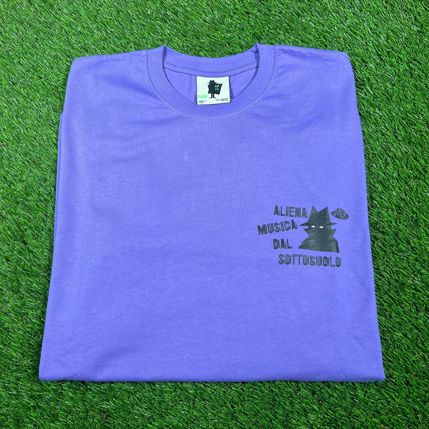 Real Bad Man Crimewave Space Bass Purple Tee Size XL NEW x14703