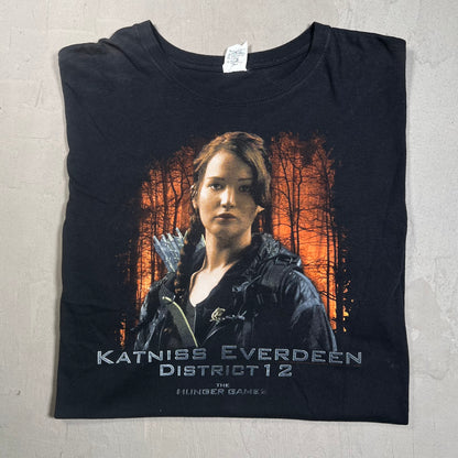 Katnis Everdeen HUnger Games Tee Size XL USED v6135