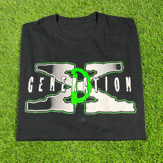 D-Generation X "Break it Down" Black Tee Size Large USED v16762
