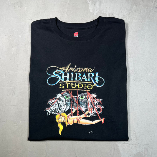 Arizona Shibari Studio Black Tee Size XL USED v18964