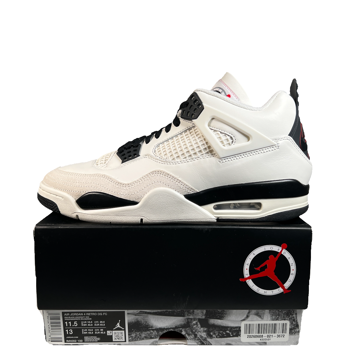 Jordan 4 Flight Club (2026) Size 11.5 USED s22691